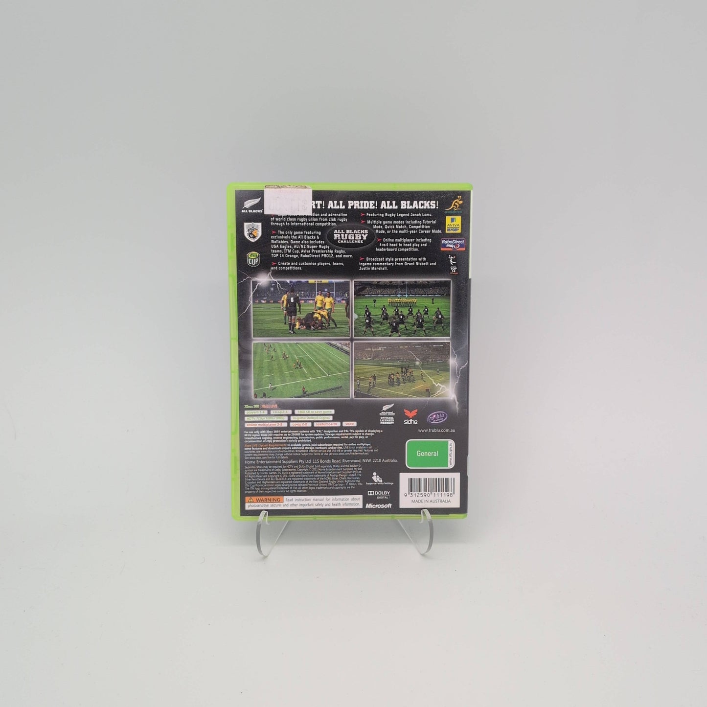 All Blacks Rugby Challenge (Xbox 360)