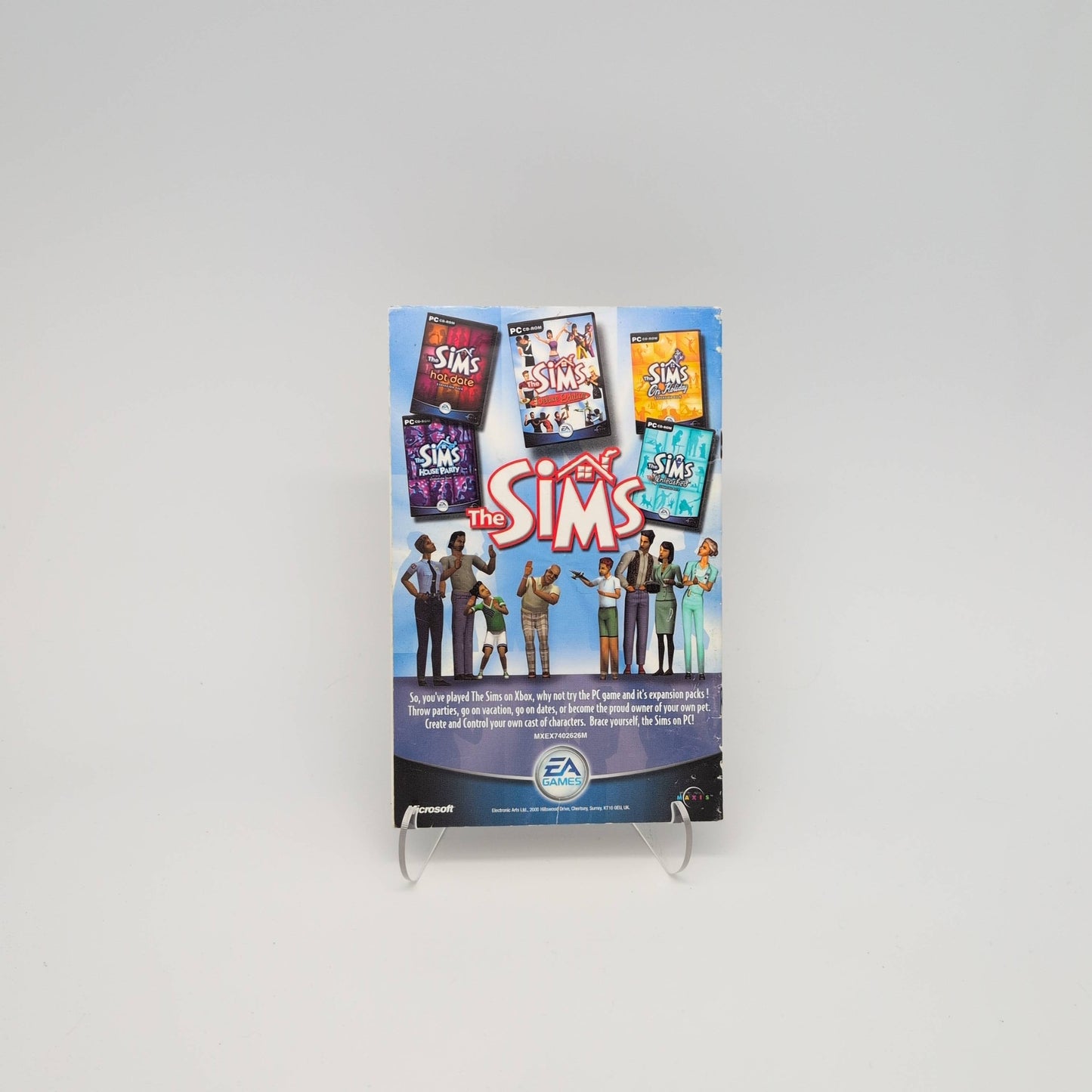 The Sims Xbox Manual (Manual Only)