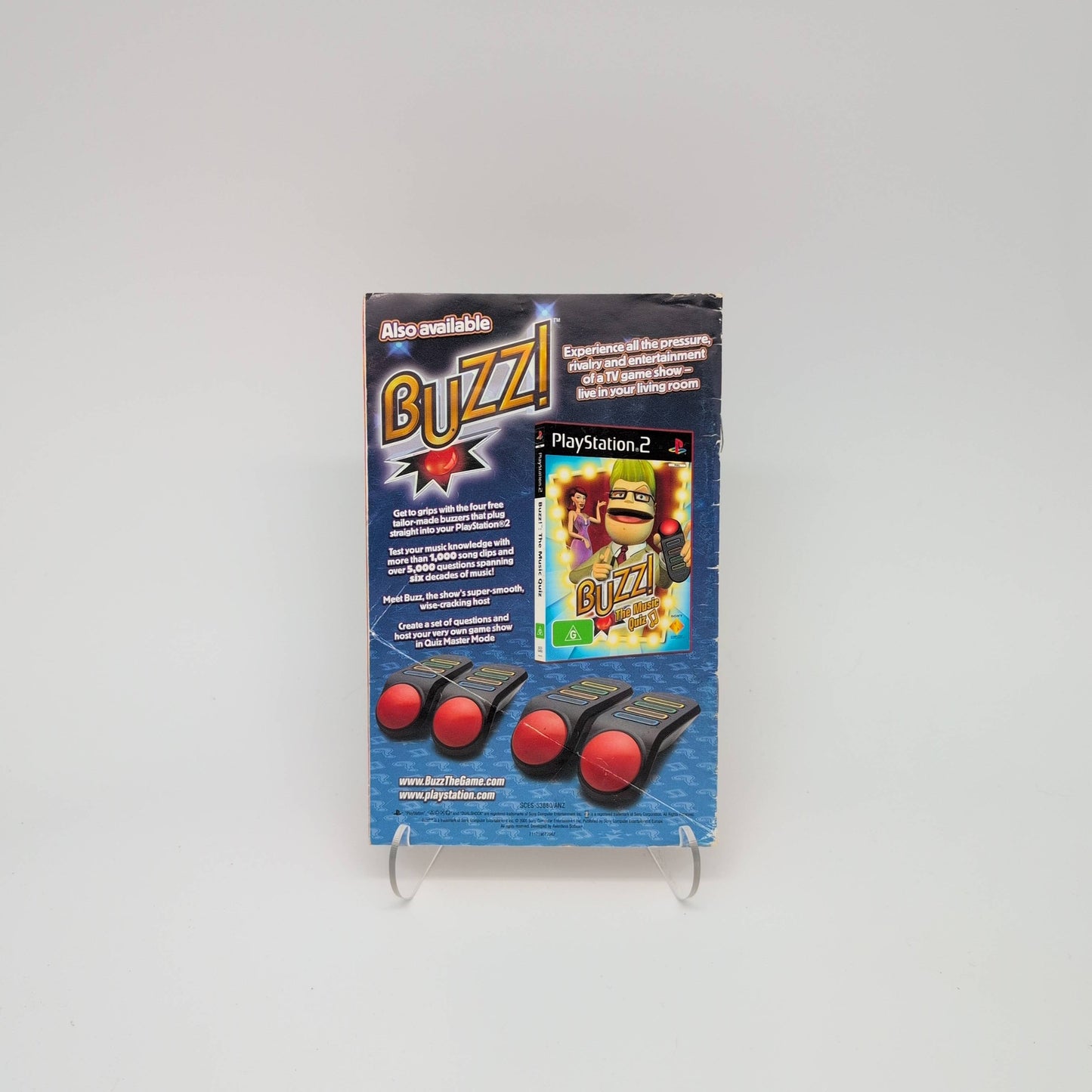 Buzz!: The Big Quiz PS2 Manual (Manual Only)