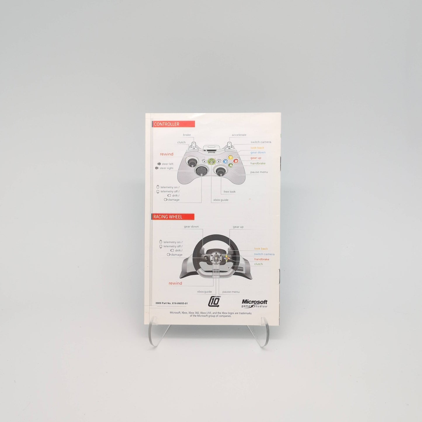 Forza Motorsport 3 Xbox 360 Manual (Manual Only)