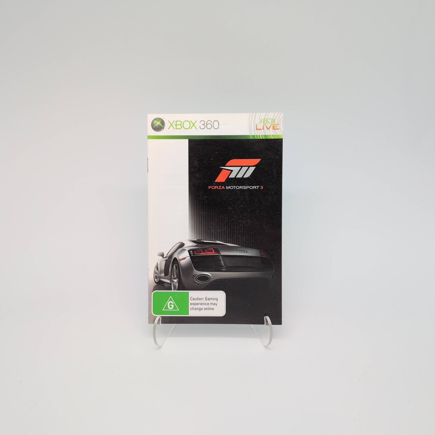 Forza Motorsport 3 Xbox 360 Manual (Manual Only)