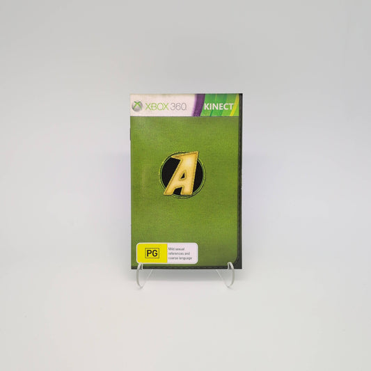 Kinect Adventures! Xbox 360 Manual (Manual Only)