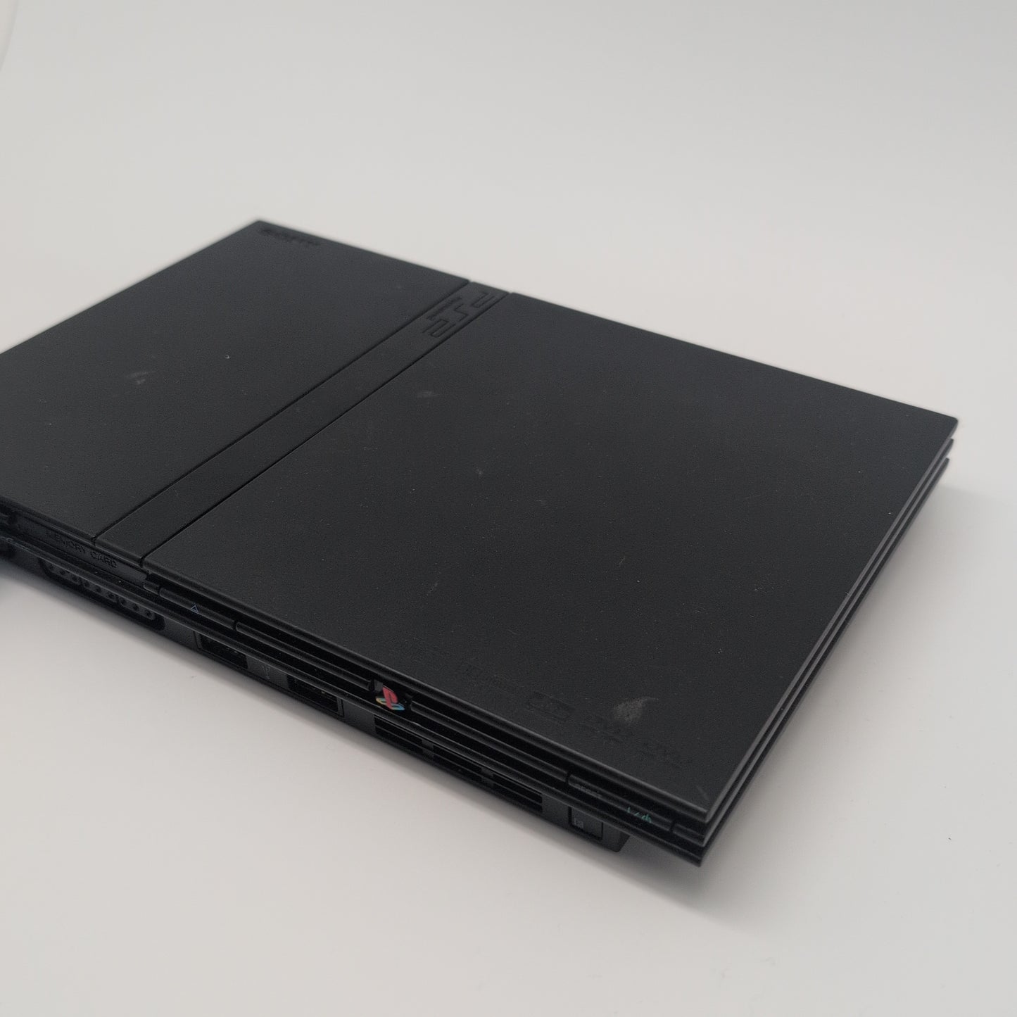 Sony PlayStation 2 Slim Console + Blue Memory Card
