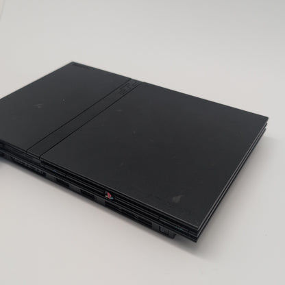 Sony PlayStation 2 Slim Console + Blue Memory Card
