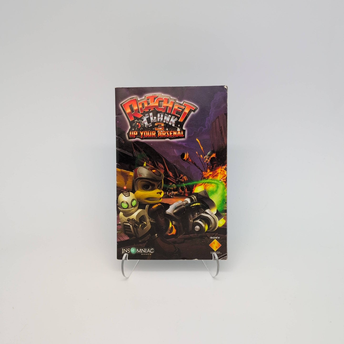 Ratchet & Clank 3: Up Your Arsenal PS2 Manual (Manual Only)