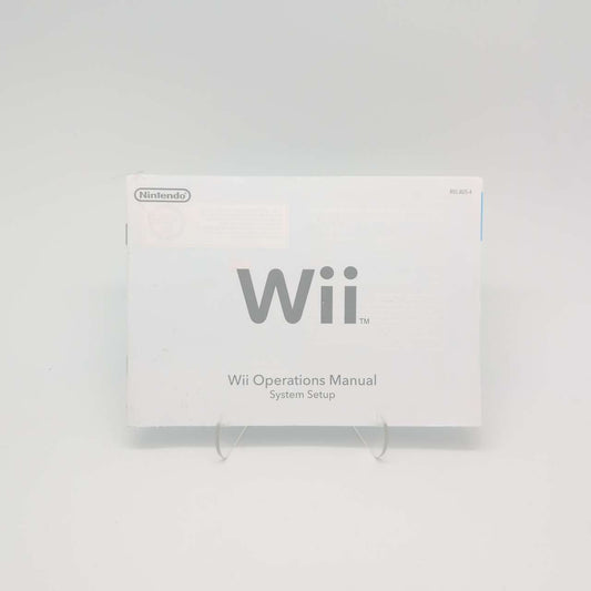 Wii Operations Manual: System Setup (Manual Only)