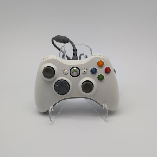 Genuine Microsoft Xbox 360 Wired Controller (White)