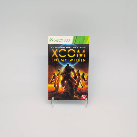 XCOM: Enemy Within Commander Edition Xbox 360 Manual (Manual Only)